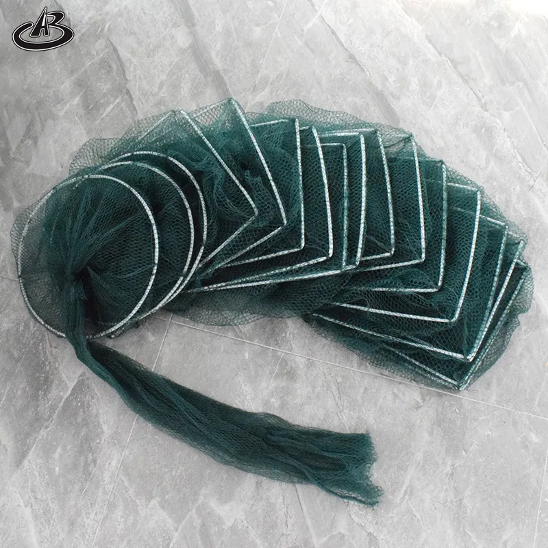 HDPE Aquaculture Crab Fish Trap Cage Fishing Cast Net Fishing Farming Net