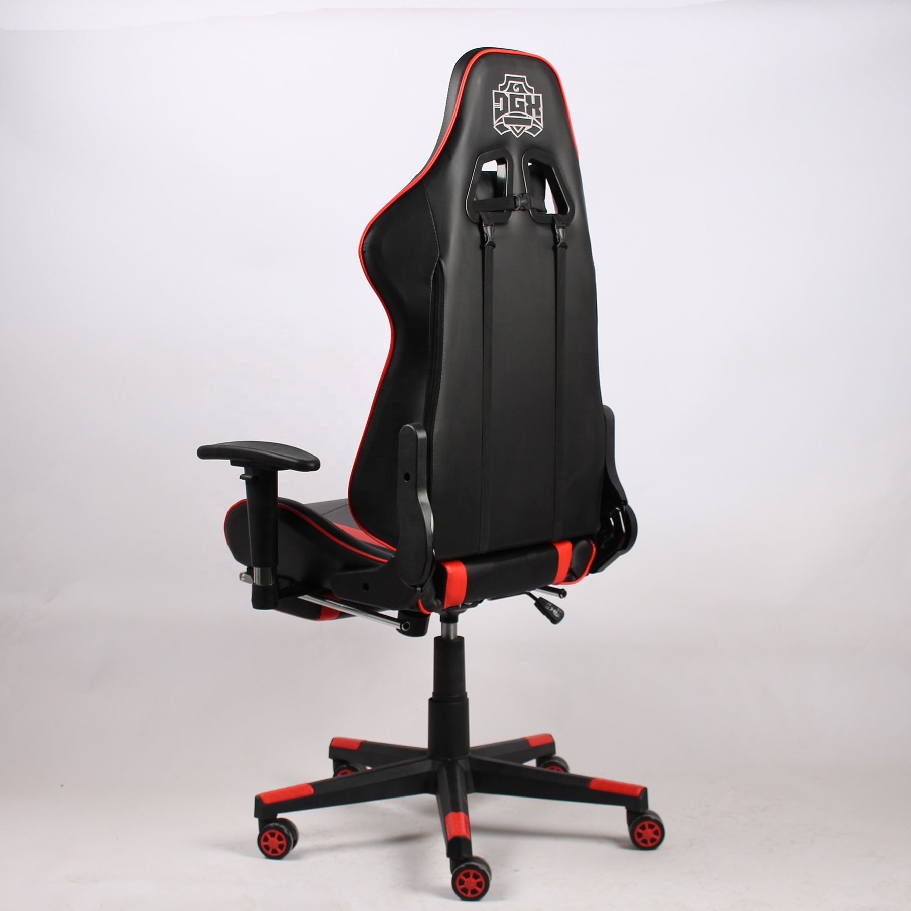 Cheapest  Hagh Back Black Metal  Computer Heavy Duty Gamer Pc Racing Gaming Chair With Footrest