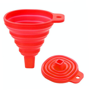 food grade Approved 100% Food Grade BPA free Custom Logo Silicone Collapsible Funnel for Jars Canning Funnel Set of 3 Piece