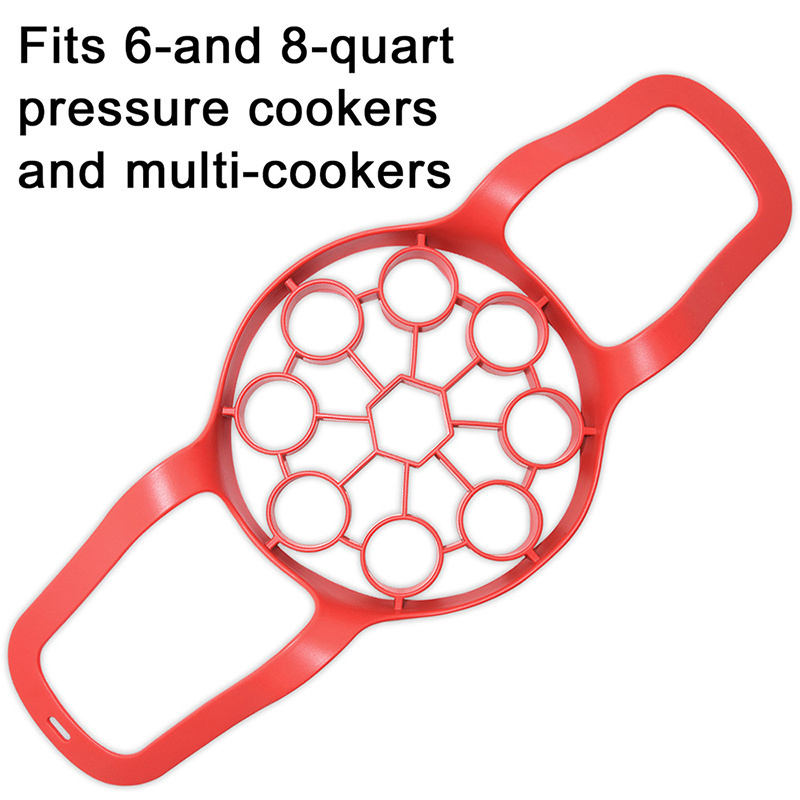 BHD new arrivals Silicone Roasting Rack Portable Steaming Basket Pressure Cooker Accessories for kitchen