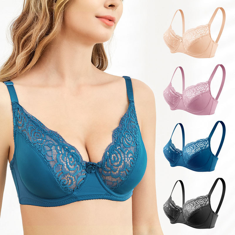 European Style Plus Size Lace Bra with Wire: Wholesale Comfort and Lift