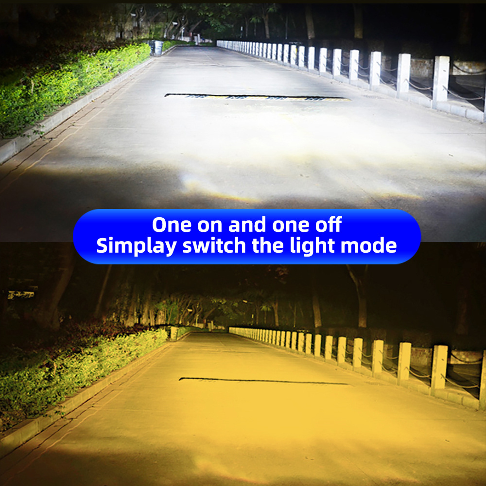 2 color Led car Headlight Motorcycle Bulb  H1 H4 H7 H11 9005 9006  Truck Led Lighting Bulb Led Car Headlight