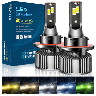 Super Bright Led H13 Headlight High Low Beam 12V For Car H1 H7 9004 9007 H15 H11B 9005 CSP3570 Led Chip LED Headlight Bulbs