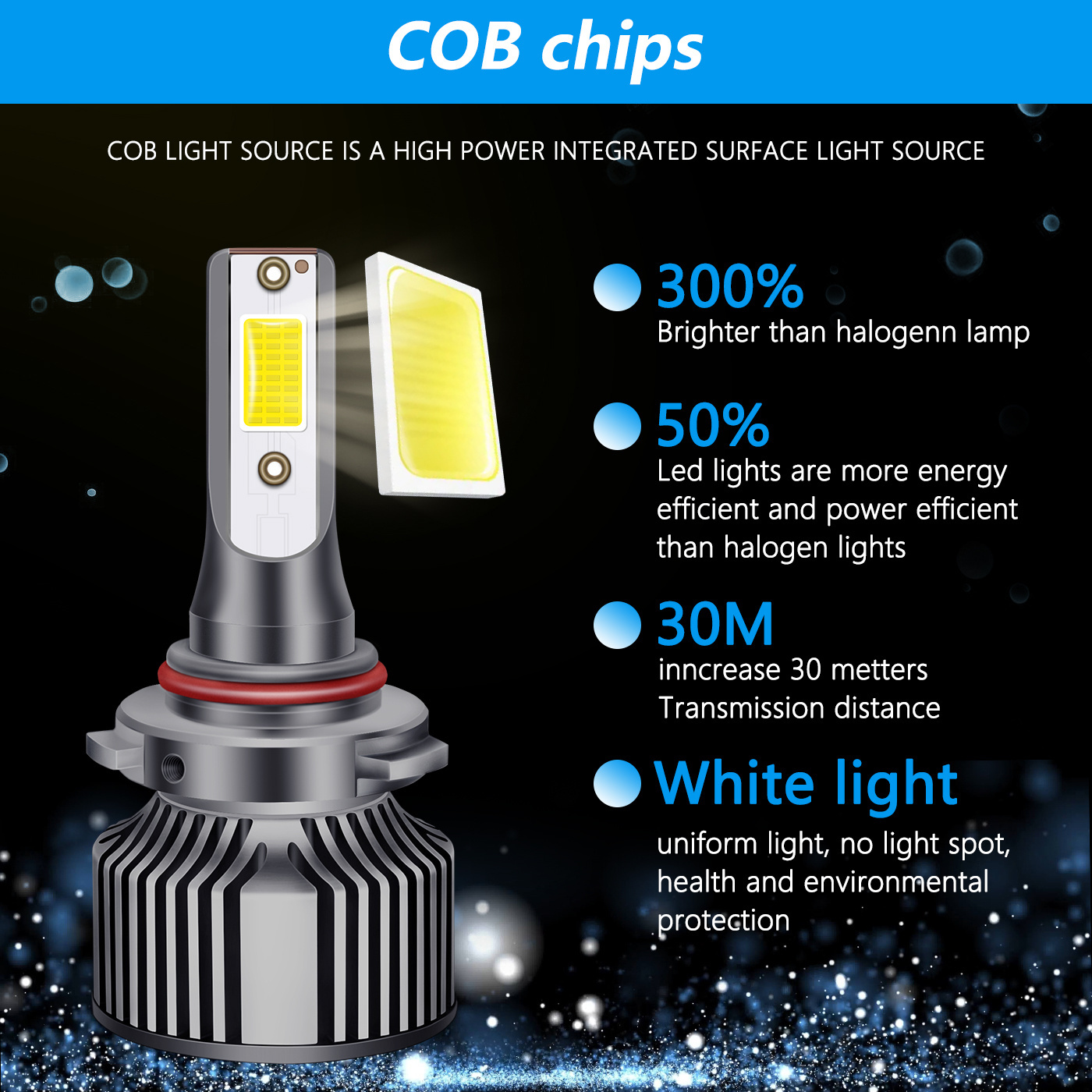 Cheap COB Lights Wholesale Auto 880 Waterproof Lamp H1 H3 H11 9005 9006 H7 H13 H4 Car Led Headlight