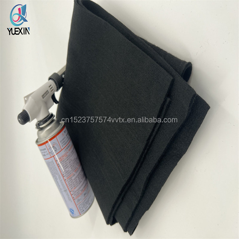 Nonwoven Fire Resistant Pre-oxidation Fiber Carbon Fiber Felt Fire Resistant Carbon Fiber Fabric Fire Retardant Fabric