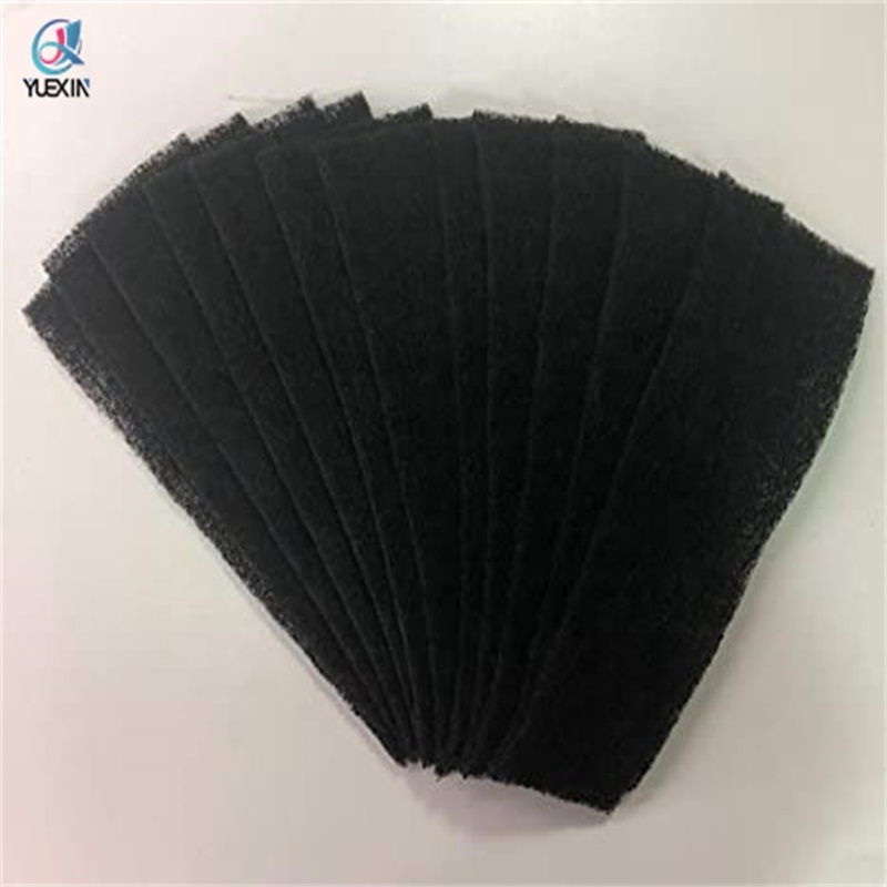 Carbon Active Charcoal Filter Vent Register Ventilation Filter Fabric for Home Cut to Fit Non-woven Black White Polybag Plain