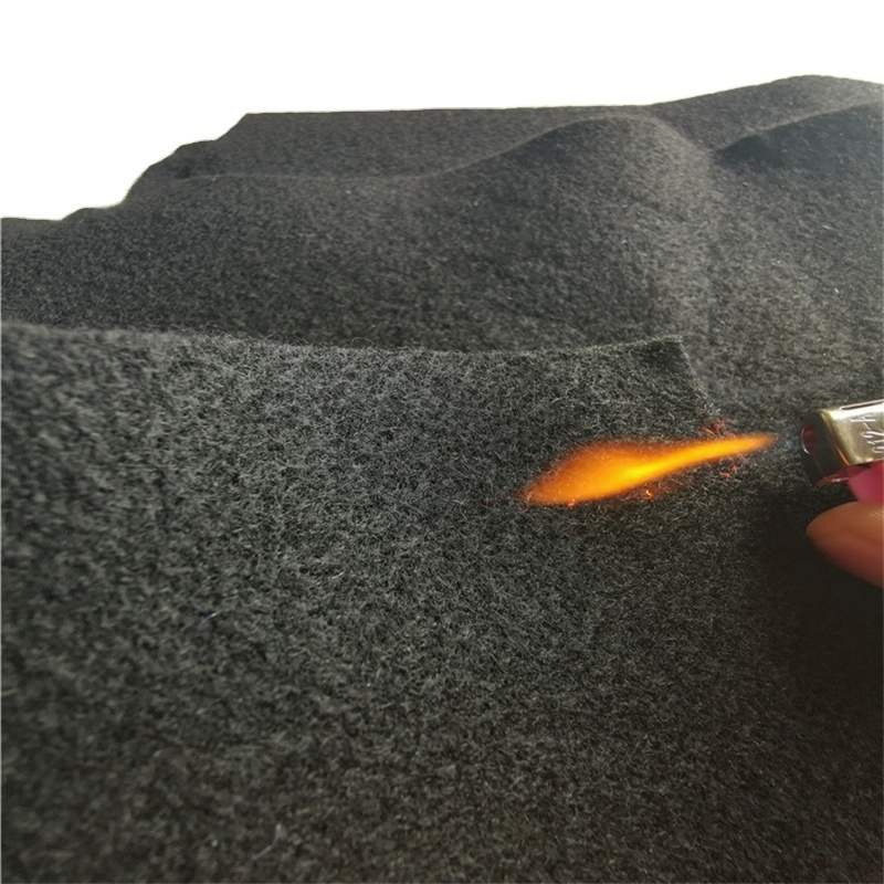 Nonwoven Fire Resistant Pre-oxidation Fiber Carbon Fiber Felt Fire Resistant Carbon Fiber Fabric Fire Retardant Fabric