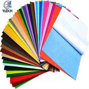 Colors Felt with Self Adhesive Backing sticky Felt Fabric for Craft