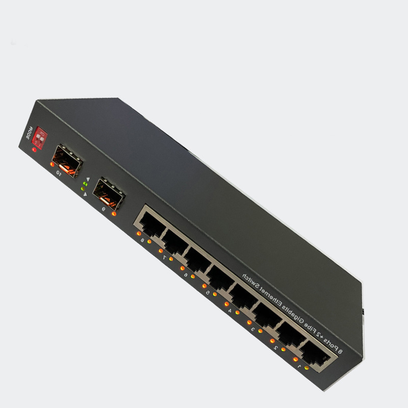 POE Switch 8 Port +2SFP 2500Mbps LACP switch gigabit industrial industrial poe switch