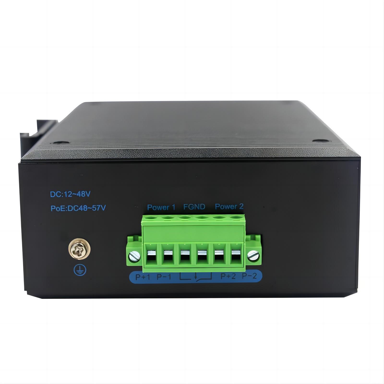 Industrial Gigabit Switch 8 Port Managed Gigabit Switch vlan SFP Optical Media Converter For Security and Surveillance Camera