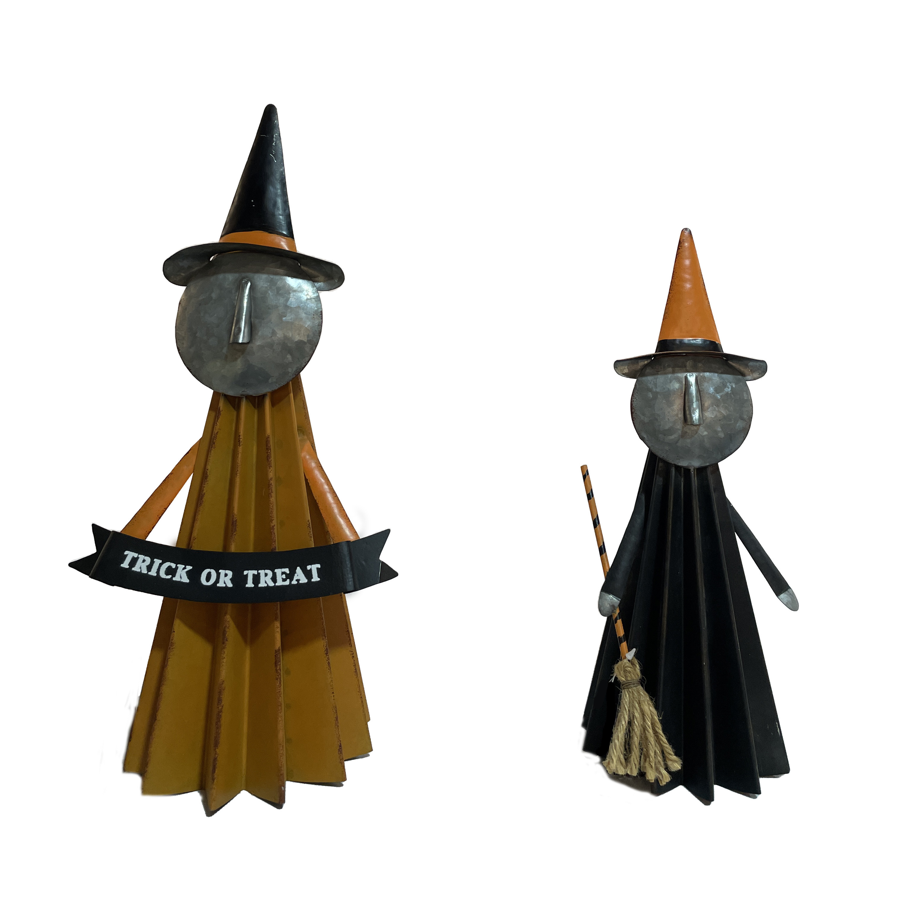 Iron Wizard Scarecrow Trick or treat other home decor Autumn Harvest Halloween country metal decoration items