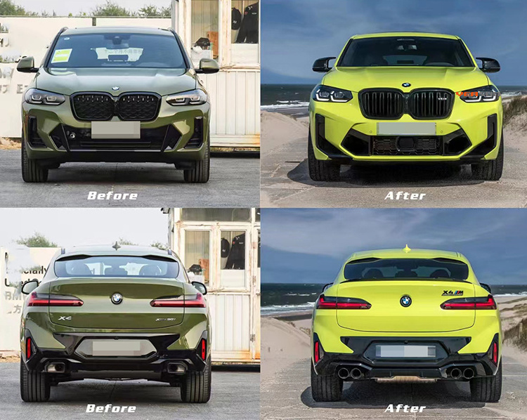 G02 F98 X4M body kit for BMW X4 G02 LCI bumper 2022 2023