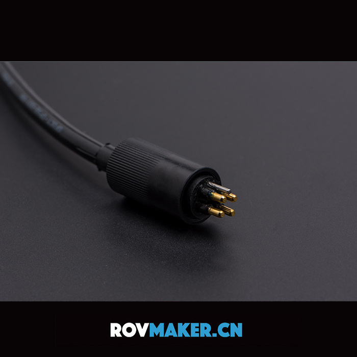 Rovmaker MCBH 4F MCIL 4M Underwater Electrical Wet-mate Connectors of Ip 68 Waterproof Marine Wire BNC Connector