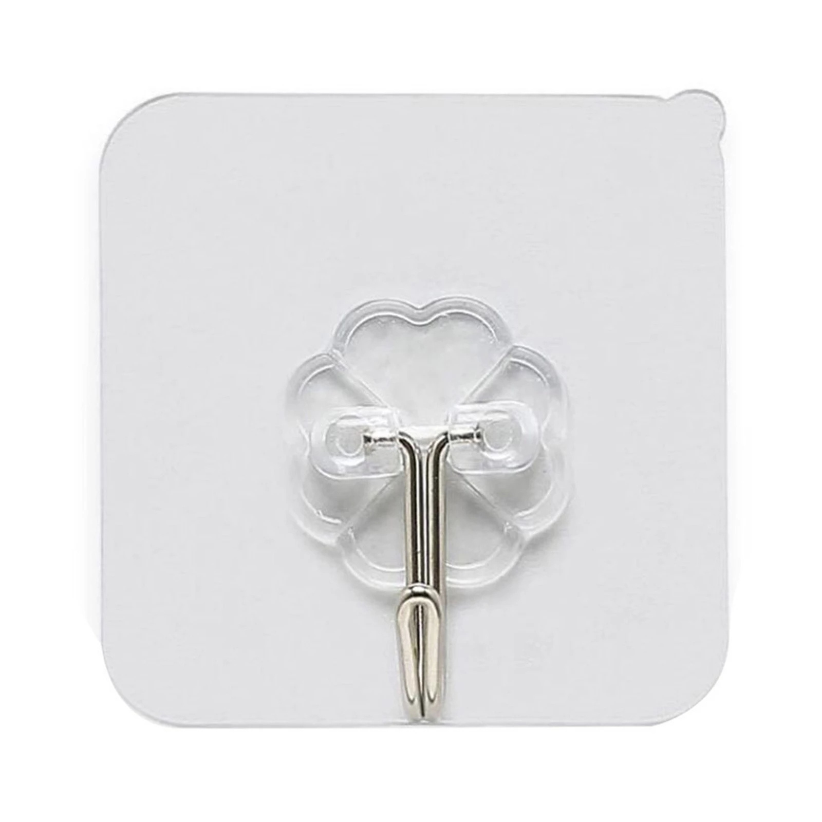 Hot Selling Traditional Novelty Transparent Strong Self-Adhesive Wall Hooks Magic for Coat Kitchen Bathroom or Door Use