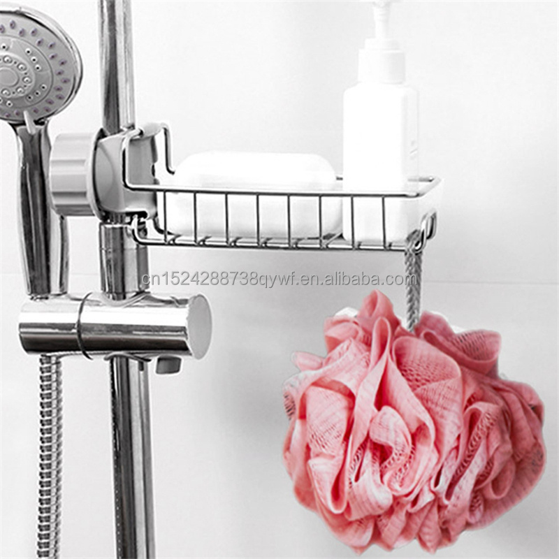 Kitchen Stainless Steel Faucet Storage Sink Rack Organizer Dish Cloth Rack Shelf Cloth Towel Soap Sponge Holder