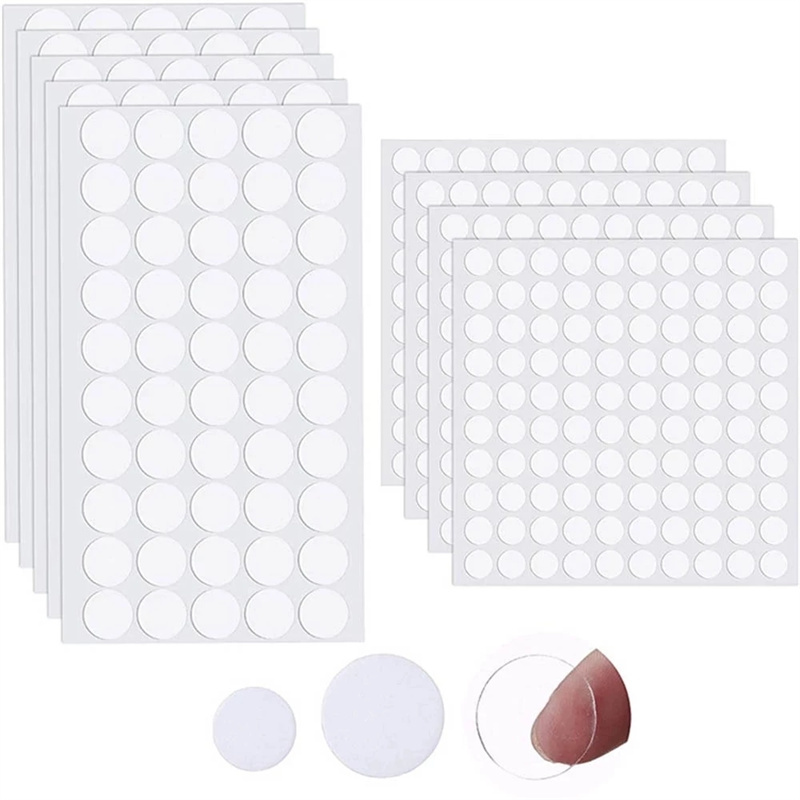 Round Strong Adhesive Die Cut Dots Tape Mounting Double Sided Stickers Pad