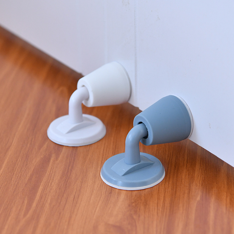 yiwu Silicone House Door Stopper Door Lock Protective Pad Anti-Collision Protection Self Adhesive Doorstop Wall Protectors