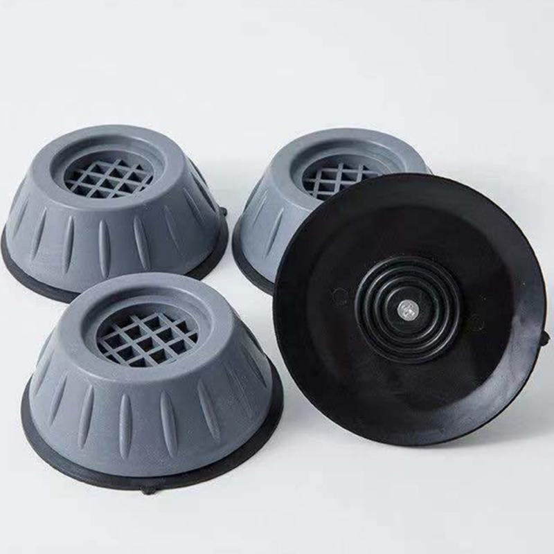 Universal Anti Vibration Feet Pads Rubber Mat Slipstop Silent Washing Machine Refrigerator Furniture Fixed Raiser Stand