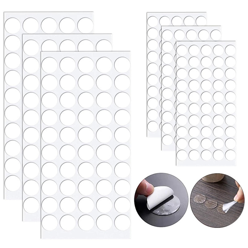 Party Decorations Double Sided Sticky Dots Removable Round Putty Stickers Clear Poster Tape Multipurpose Nano Gel Mat