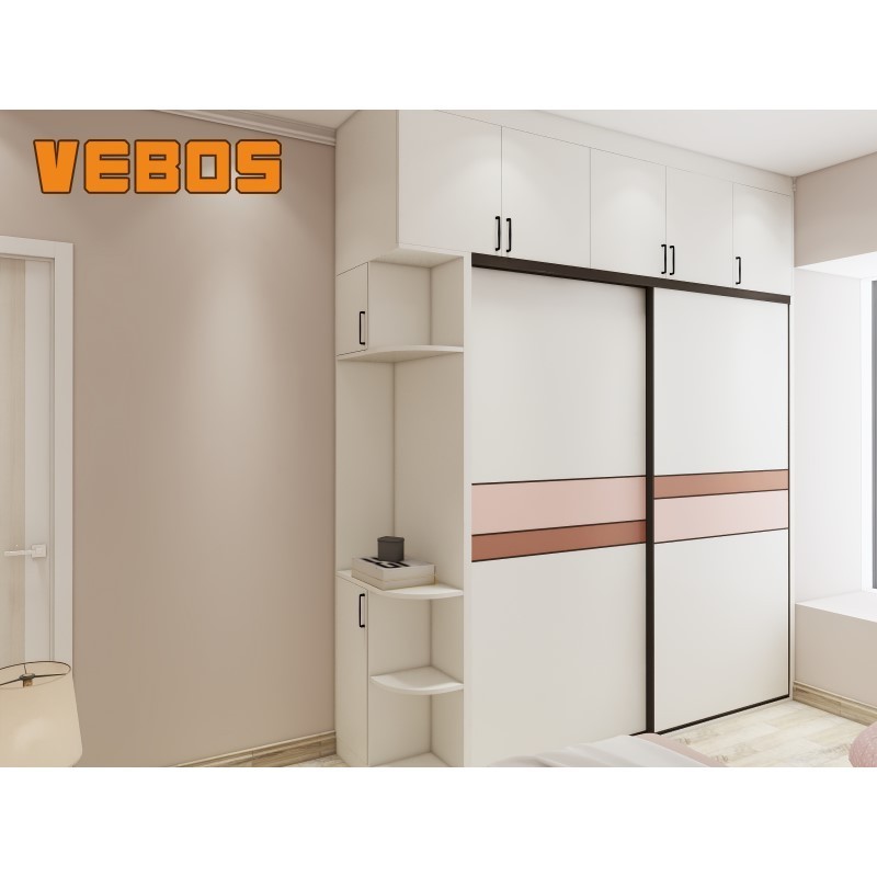 factory customized walkin wardrobe closet organizer and high quality baby wardrobe glass door wooden bedroom wardrobe