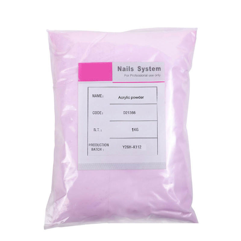 Selling polymer powder 1KG bag nail clear bulk acrylic powder