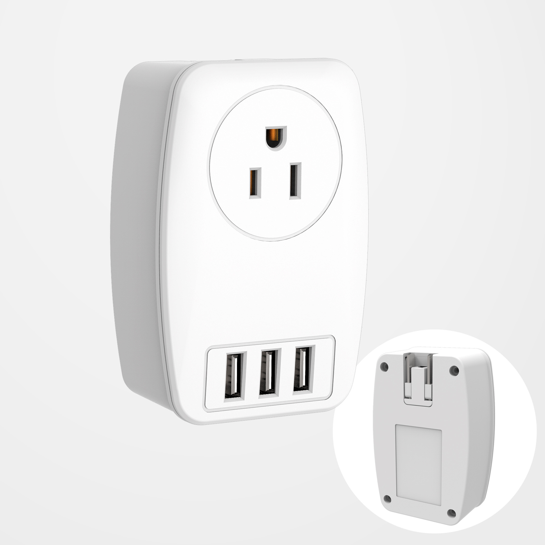 travel adapters with 3usb power strip us for Indonesia power travel adapters with customize logo