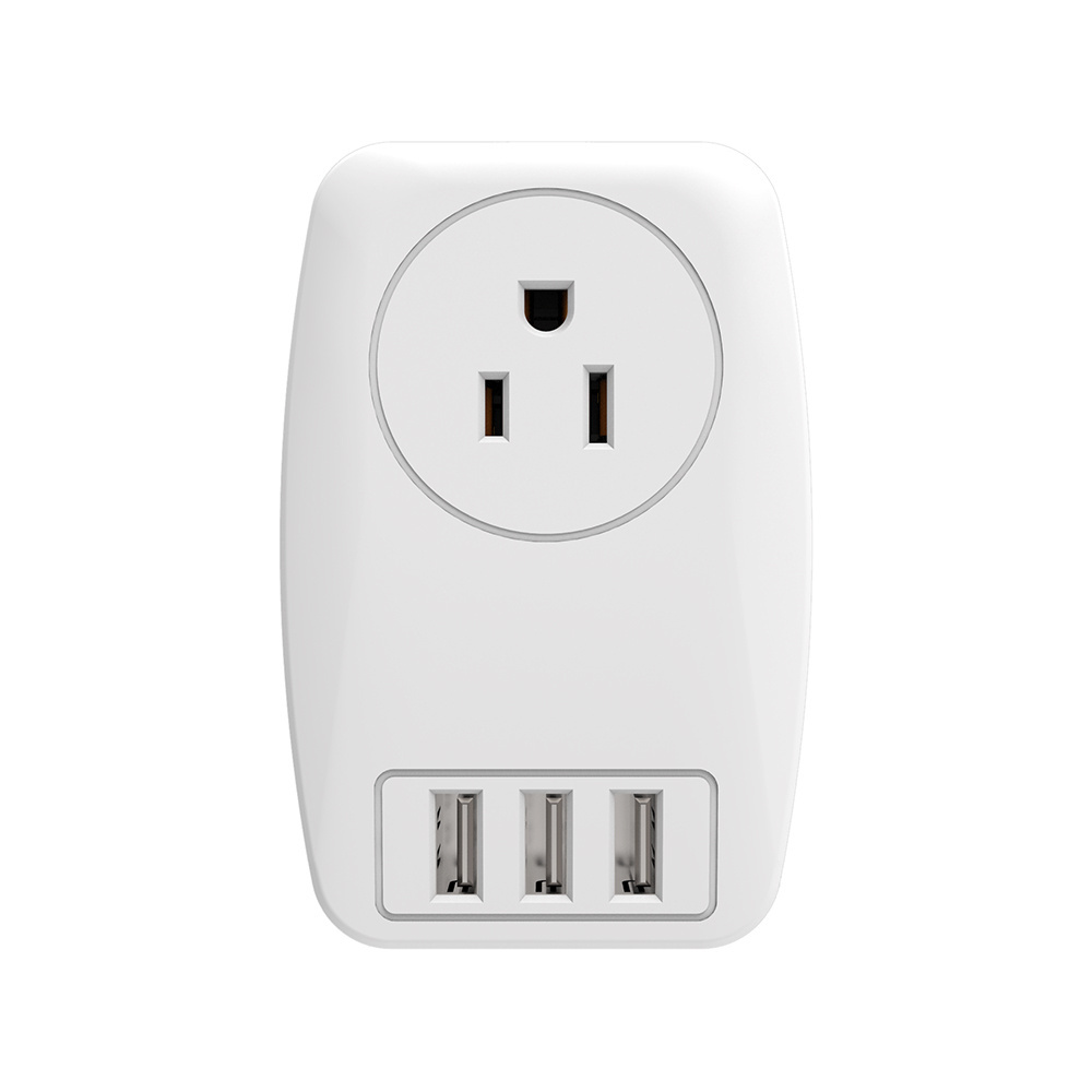 travel adapters with 3usb power strip us for Indonesia power travel adapters with customize logo