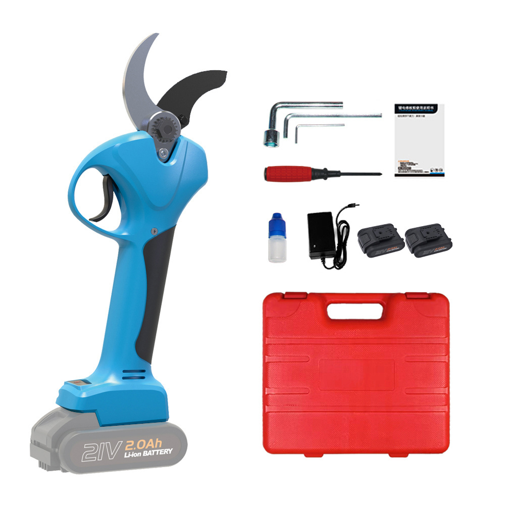 18v 2ah Lithium-Ion Battery Branches Scissor Garden Tool Cordless Electric Pruning Shears Secateur Pruner Tree Bonsai Cutter