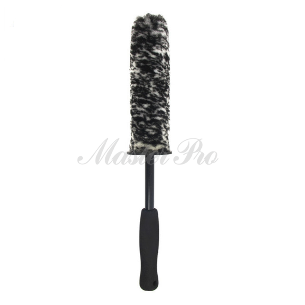 Master D71964 Auto & Car Premium Woolies Soft Grip Handle Wheel Rim Cleaning Brush