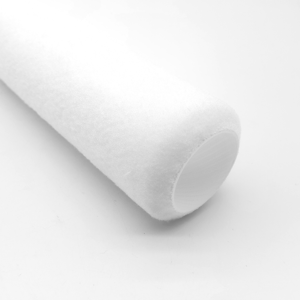 Master 18 inch 45cm Long Shedless Lint Free White Woven Polyester Epoxy Paint Roller Cover Sleeve Brush with 3/8 1/2  inch Nap