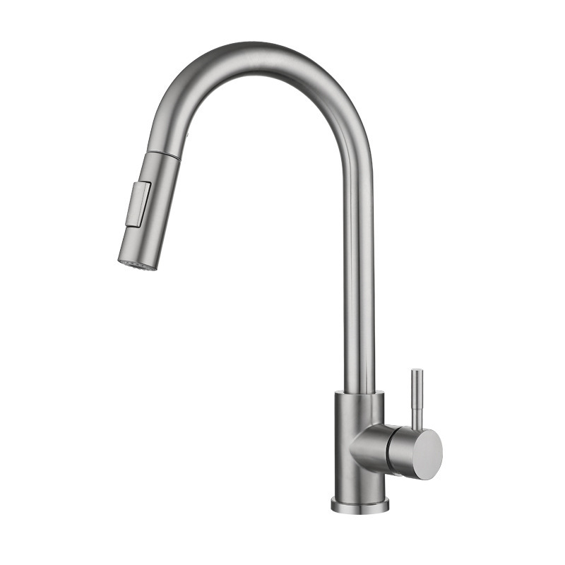 Touch Sensor Kitchen Faucet 304 Stainless Steel SUS Pullout Pull Out Kitchen Sink Automatic Smart Electronic Faucets