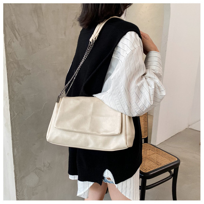 New Arrivals Hand bag Wholesale Fashion Ladies Soft Chain Bag High Capacity Women Luxury PU Leather Handbags