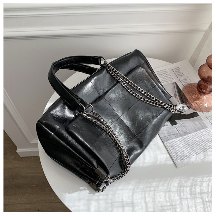 New Arrivals Hand bag Wholesale Fashion Ladies Soft Chain Bag High Capacity Women Luxury PU Leather Handbags