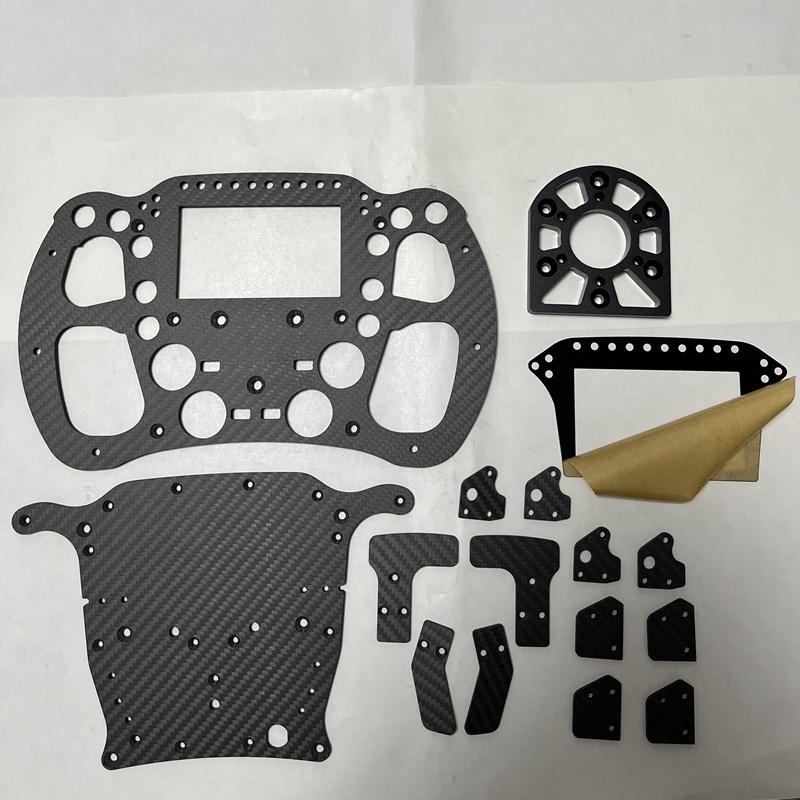 High Strength Custom Carbon Fiber Steering Wheel Plate Carbon Fiber Sim Racing Parts LMP2 KIT