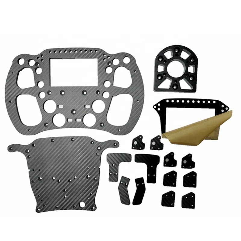 High Strength Custom Carbon Fiber Steering Wheel Plate Carbon Fiber Sim Racing Parts LMP2 KIT