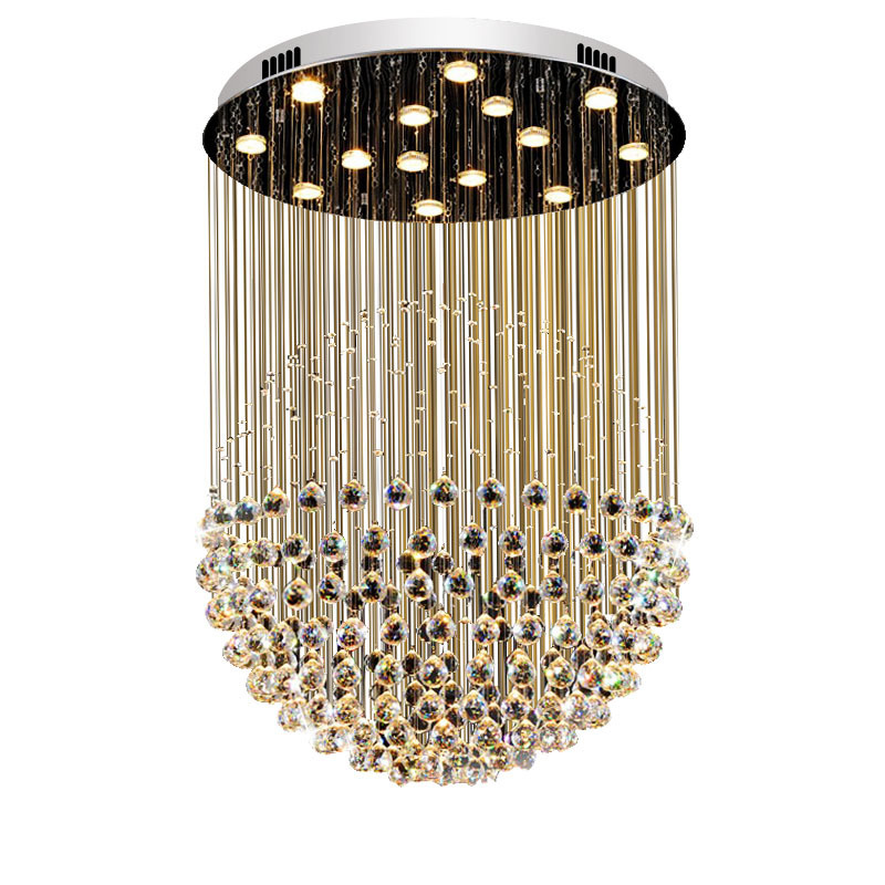 New Arrival Hot Sale Crystal LED Ceiling Light Murano Glass Dining Room Chandelier With Crystal