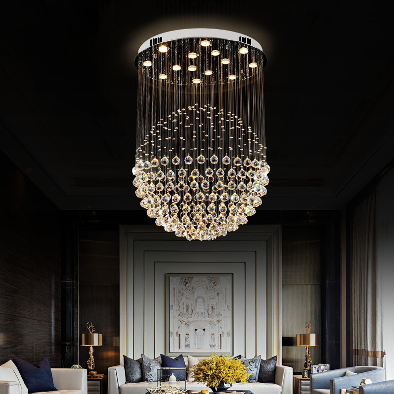 New Arrival Hot Sale Crystal LED Ceiling Light Murano Glass Dining Room Chandelier With Crystal