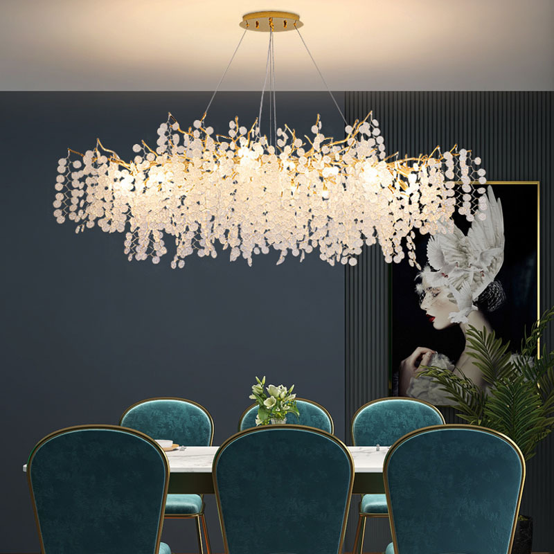 2023 Newest Design Luxury Living Room Modern Pendant Light Chandelier For Hallway