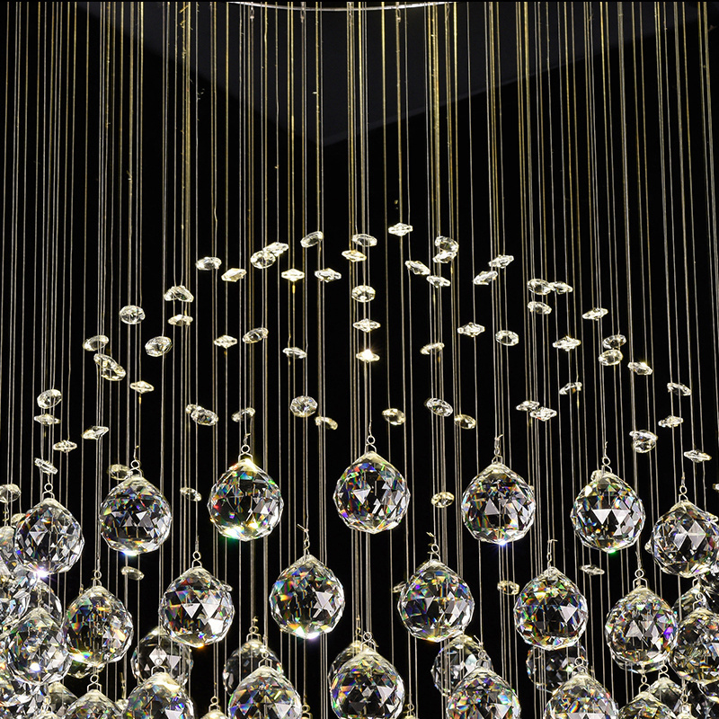 New Arrival Hot Sale Crystal LED Ceiling Light Murano Glass Dining Room Chandelier With Crystal