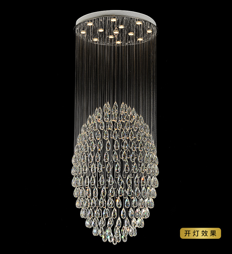 New Arrival Wholesale Price Led Light Fixtures Decorate Wedding Hall Lobby Flush Mount Chandelier And Hanging Lamps