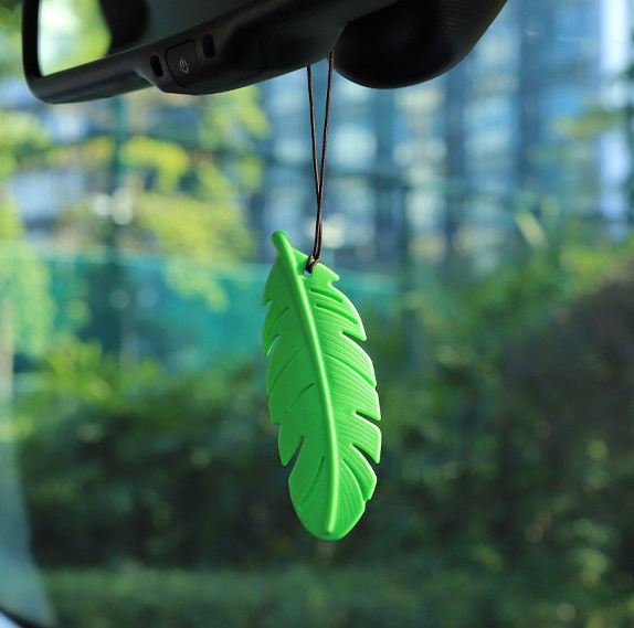 JFMX Feather EVA Fresheners Scented Solid Perfume Metal Solar Helicopter Car Air Freshener