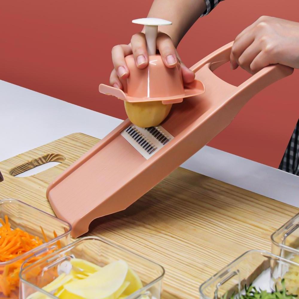 Multifunction Vegetable Cutter With Steel Blade Mandoline Slicer Potato Peeler Carrot Cheese Grater Kitchen Accessories Tools