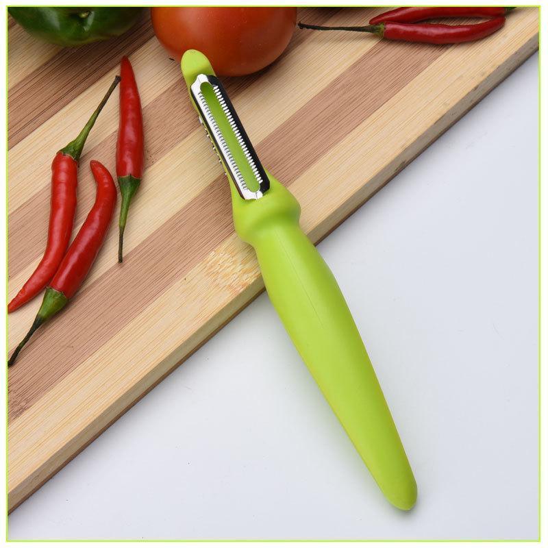 home kitchen gadgets 2022 innovative stainless steel double sided multifunctional 2 in 1 fruit vegetable potato peeler knife