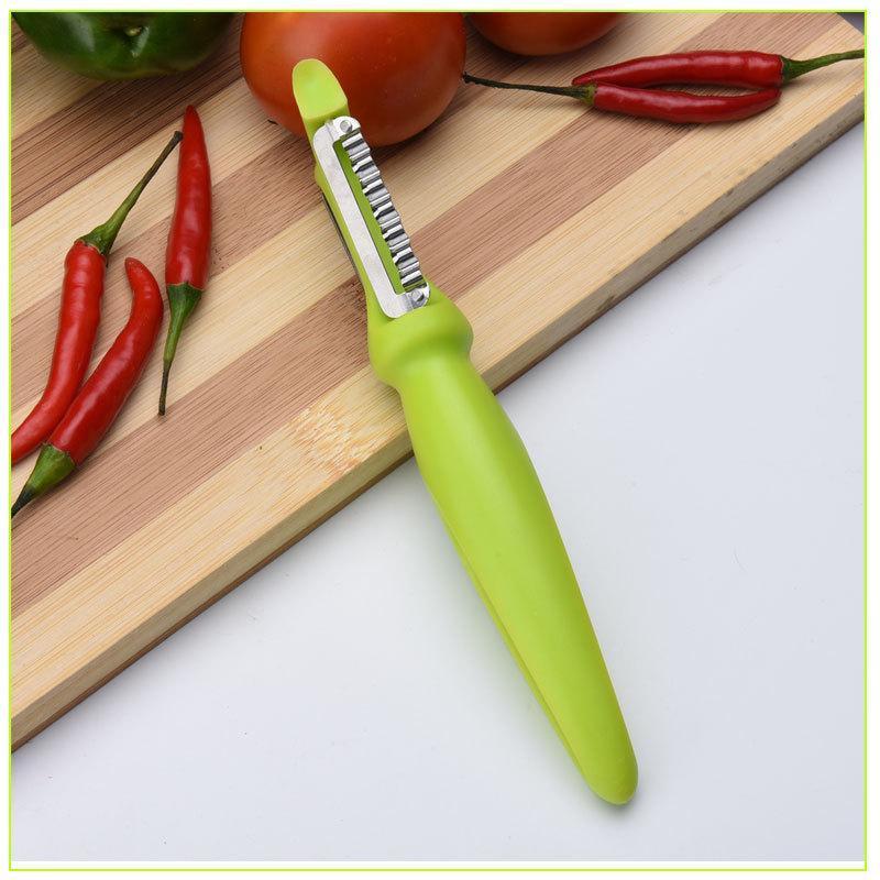 home kitchen gadgets 2022 innovative stainless steel double sided multifunctional 2 in 1 fruit vegetable potato peeler knife