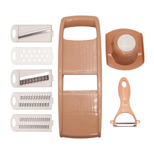 Multifunction Vegetable Cutter With Steel Blade Mandoline Slicer Potato Peeler Carrot Cheese Grater Kitchen Accessories Tools