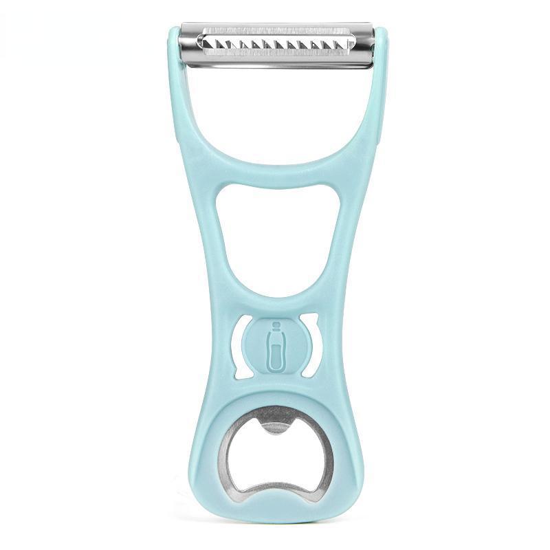 Kitchen Home Multifunction Plastic Bottle Opener Fruit Vegetable Potato Julienne Peeler Slicer