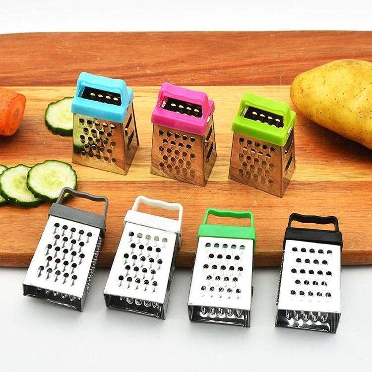 kitchen accessory vegetable cheese ginger 4 side mini grater for gifts