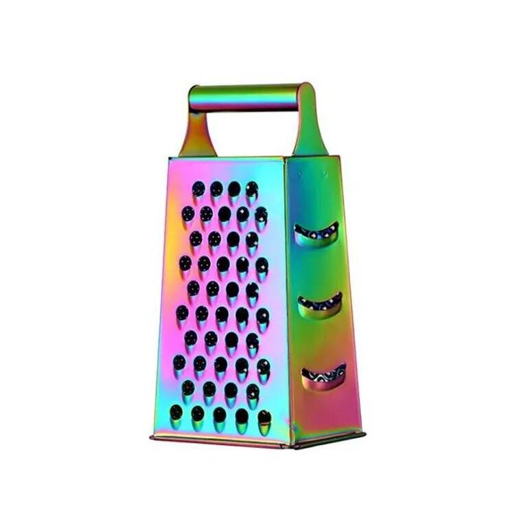 Kitchen 10 12 inch multi manual 4 sides steel vegetable cheese grater