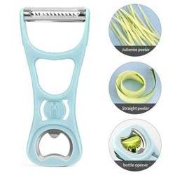 Kitchen Home Multifunction Plastic Bottle Opener Fruit Vegetable Potato Julienne Peeler Slicer