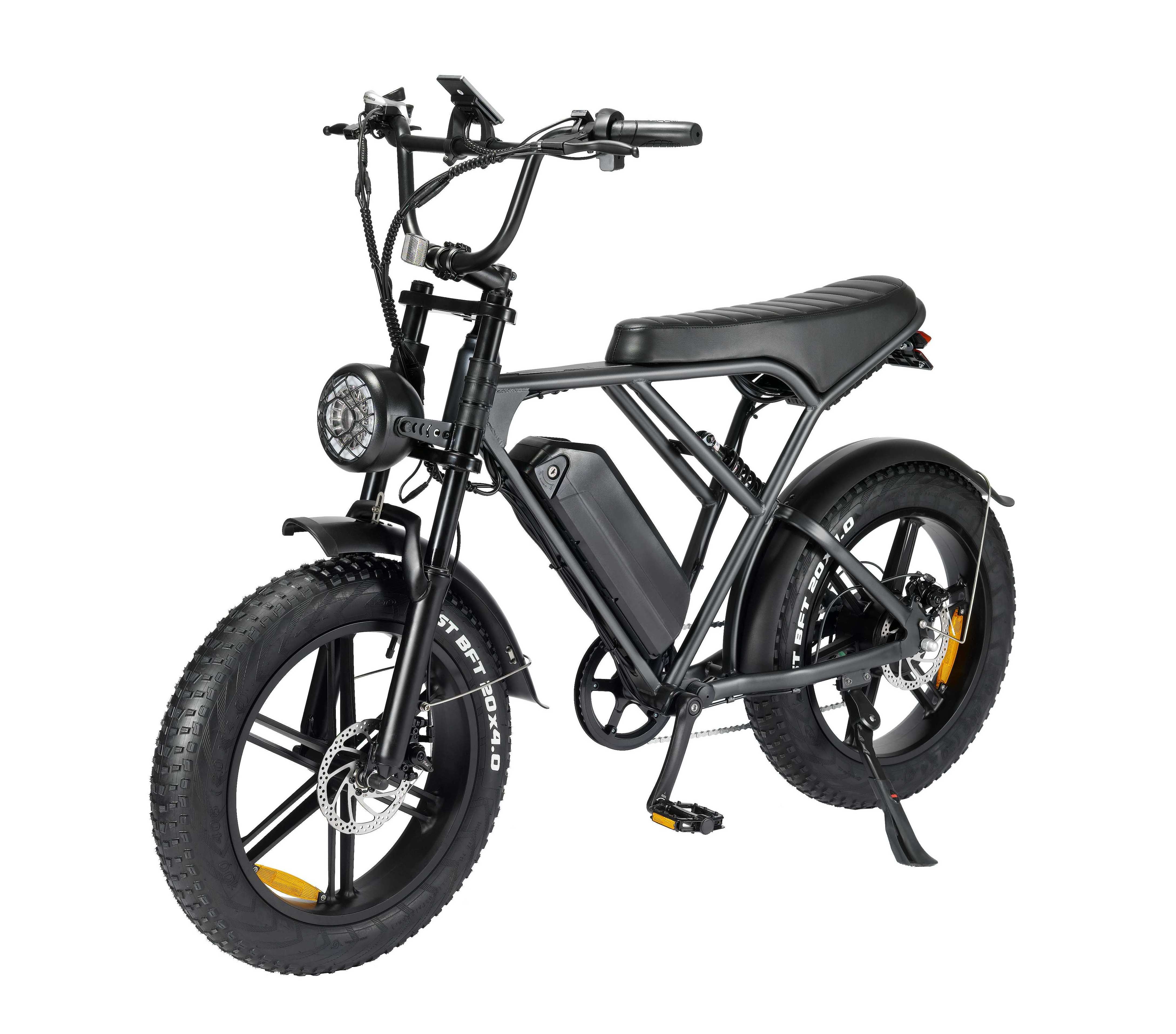 EU UK USA stock Cheap OUXI electric bike H9  20 26 inch fat tire ebike  250W 750W  50km/h snow bike with rear seat